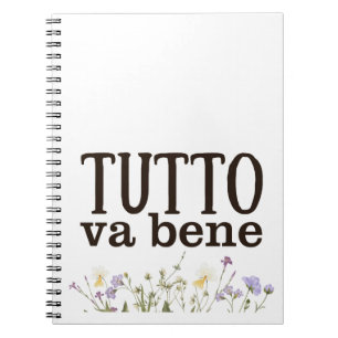 Cuaderno Tutto Va Bene (con fiori)