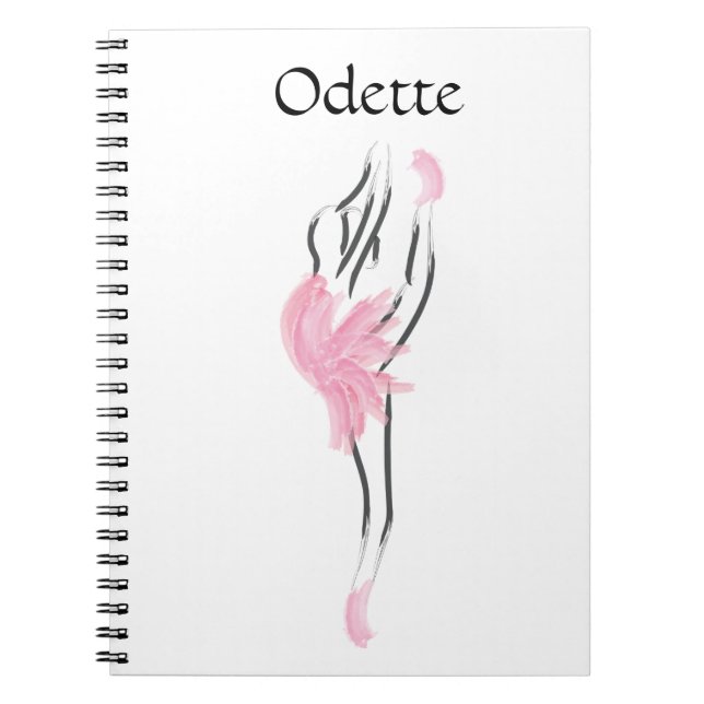 Cuaderno Tutu Love Ballerina Notebook Odette (Frente)