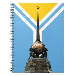 Cuaderno TUVA - Portátil de Monumento y Bandera del Centro