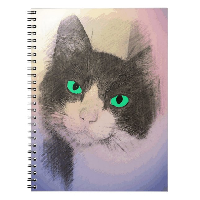 CUADERNO TUXEDO CAT ART NOTEBOOK (Frente)