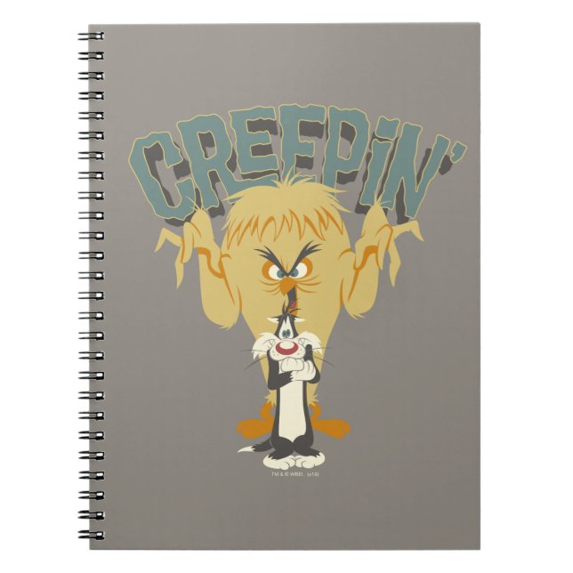 Cuaderno TWEETTER BIRD MONSTER™ "Creepin" Detrás de SYLVEST (Frente)