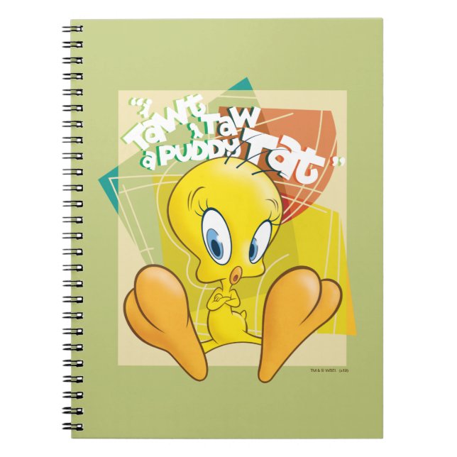 Cuaderno TWEETY™ "Creí ver un gato" (Frente)