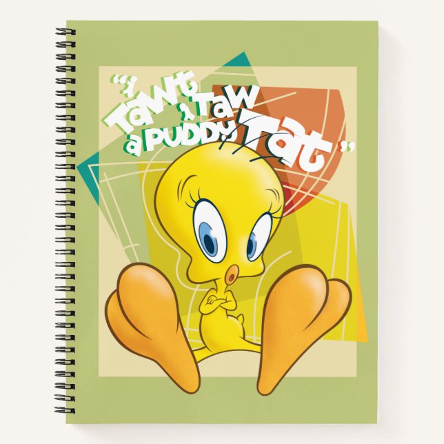 Cuaderno TWEETY™ "He Tocado Un Tatuaje Puddy" (Anverso)