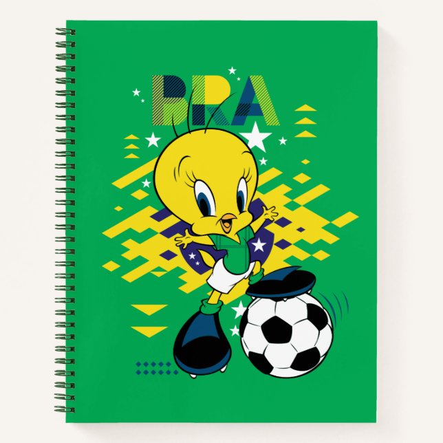 Cuaderno TWEETY™ Team Brazil Soccer Graphic (Anverso)