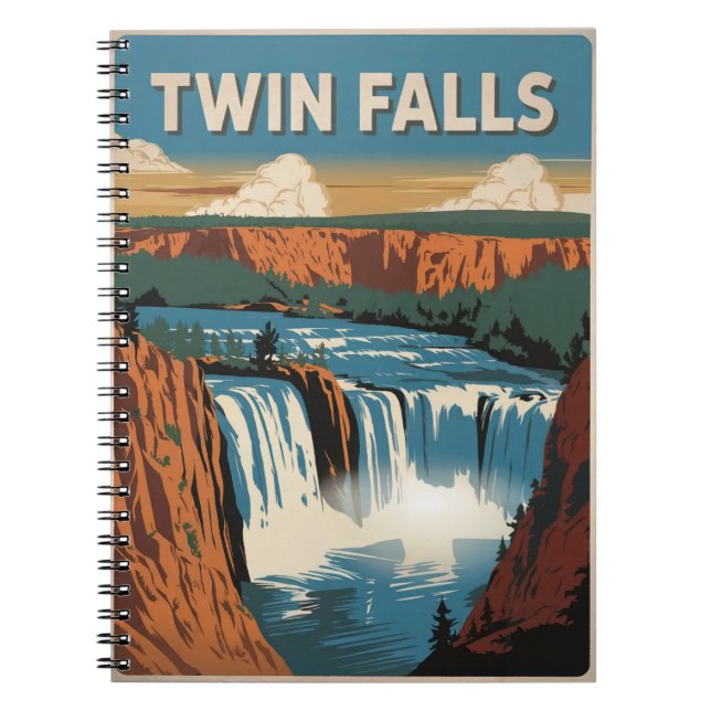 Cuaderno Twin Falls Idaho (Frente)