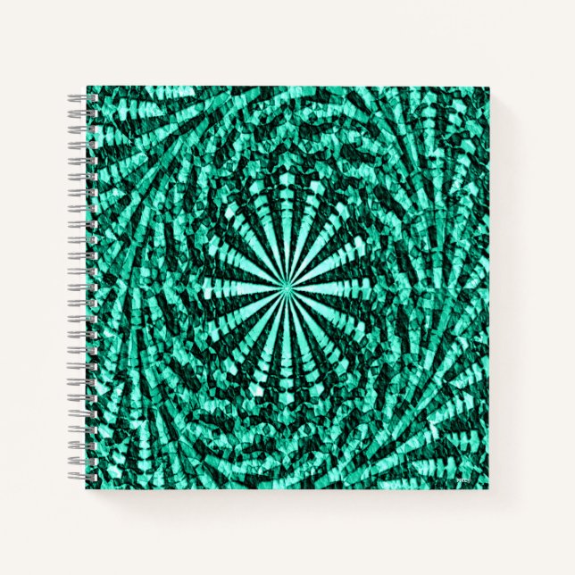 Cuaderno Twirlin' verde... (Anverso)