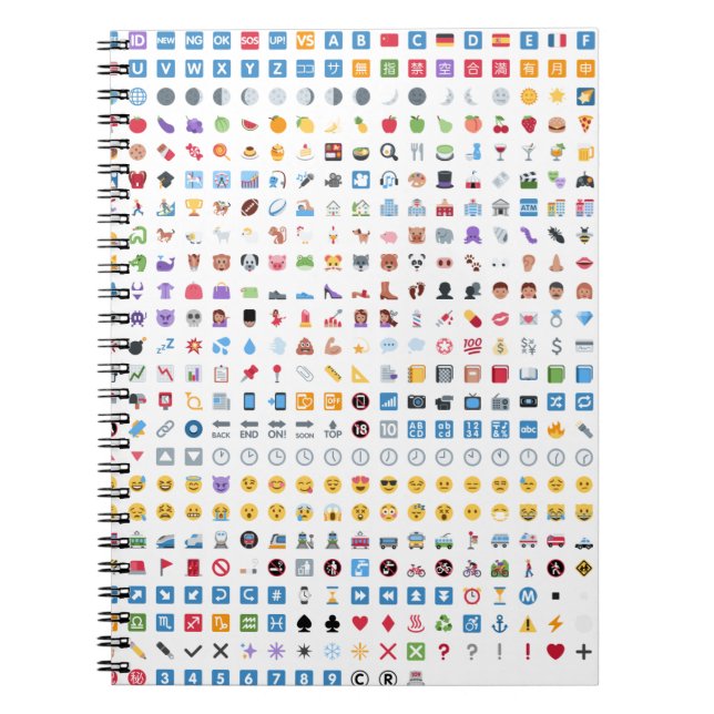 Cuaderno Twitter Emoji (Twemoji) (Frente)