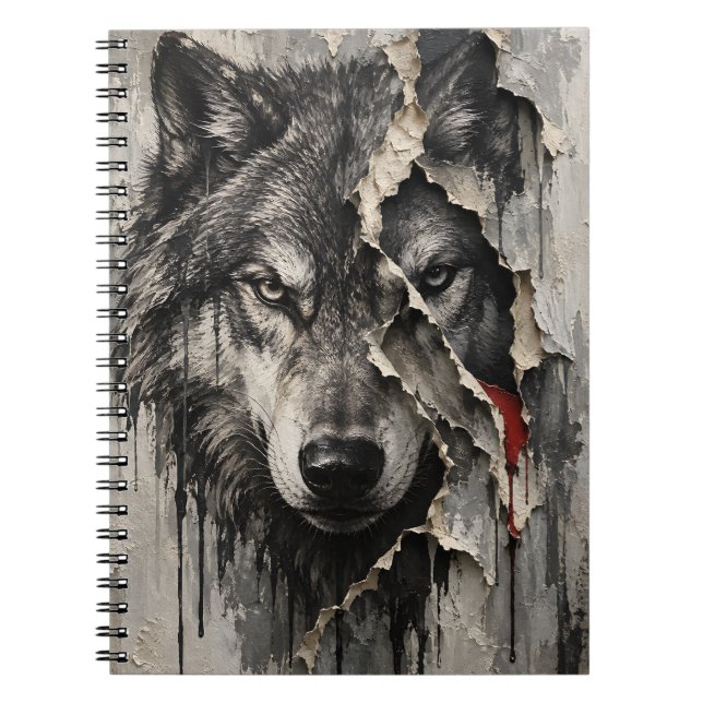 Cuaderno Two Sides of the Same Wolf (Frente)