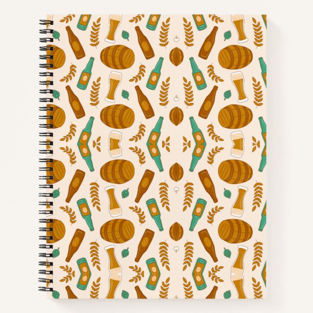 Cuaderno Two spiral-bound notebooks with a playful  (Anverso)