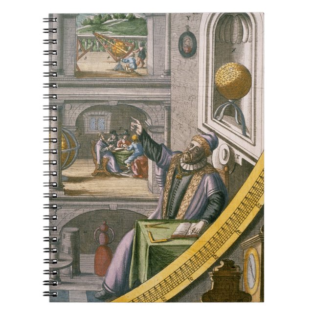 Cuaderno Tycho Brahe (1546-1601) envejeció 40, entre su (Frente)