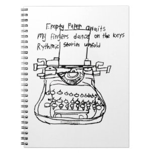 Cuaderno Typewriter haiku