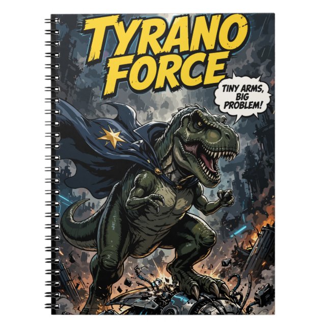 Cuaderno Tyranno Force: Tiny Arms, Big Problem! (Frente)