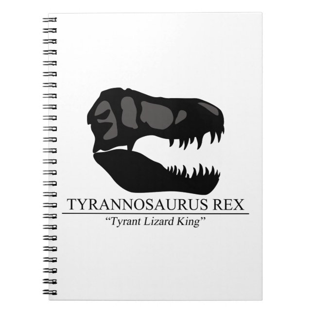 Cuaderno Tyrannosaurus Rex Skull (Frente)
