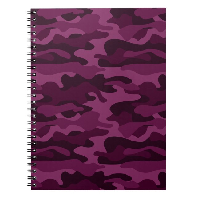 Cuaderno Tyrian Purple Monocolor Camo (Frente)