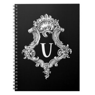 Cuaderno U Monograma inicial