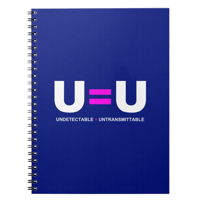 Cuaderno U=U VIH Indetectable es igual a intransmisible (Frente)