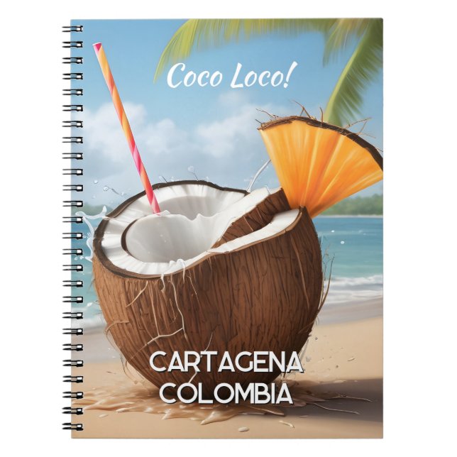 Cuaderno Ubicación Personalizada Coco Loco (Frente)