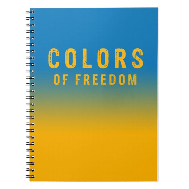 Cuaderno Ucrania, colores de libertad (Frente)