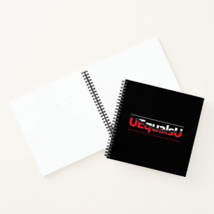 Cuaderno UEqualsU Arte de tipografía indetectable de VIH