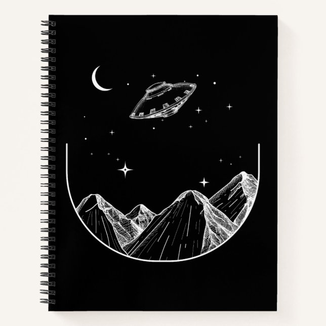 Cuaderno UFO de la noche de las montañas (Anverso)