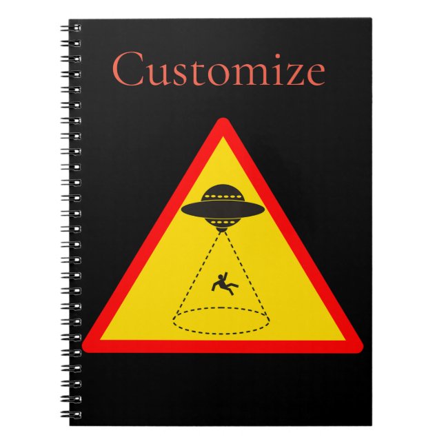 Cuaderno UFO Thunder_Cove de secuestro de Alien (Frente)