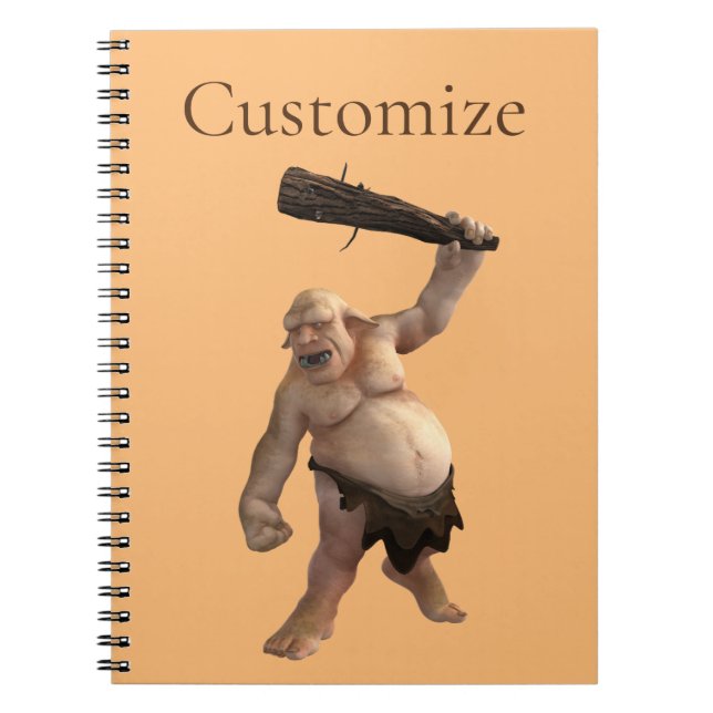 Cuaderno Ugly Troll Thunder_Cove (Frente)