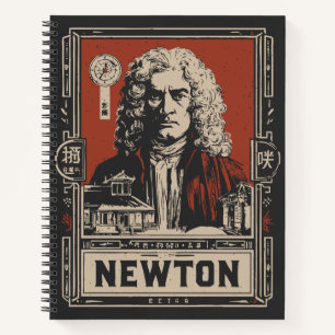 Cuaderno Ukiyo-e Newton   Retrato científico del genio
