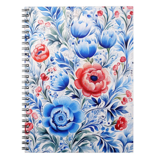 Cuaderno Ukrainian folk art pattern (Frente)