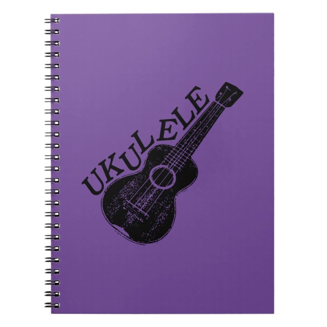 Cuaderno Ukulele Mensajes De Texto E Imagen (Frente)