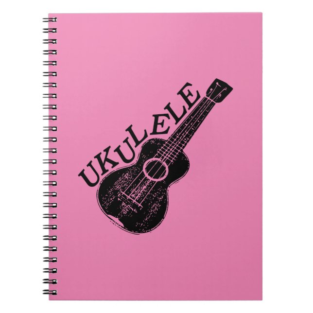 Cuaderno Ukulele Mensajes De Texto E Imagen (Frente)