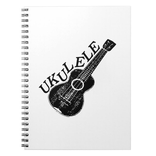 Cuaderno Ukulele Mensajes De Texto E Imagen (Frente)