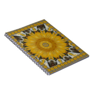 Cuaderno Última edición de arte de flor solar tradicional d