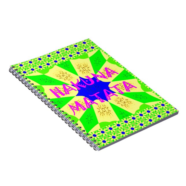 Cuaderno Último Hakuna Matata Hermoso Colo de Diseño Increí (Lado Derecho)