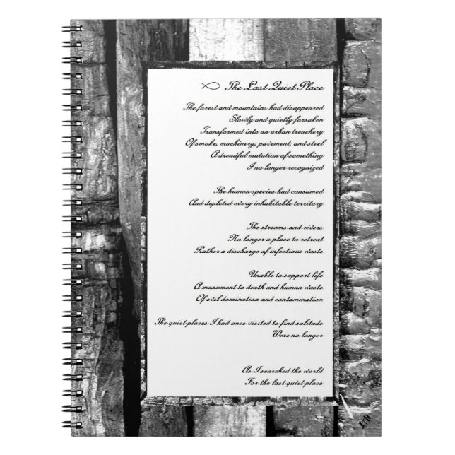 Cuaderno Último lugar silencioso (Frente)