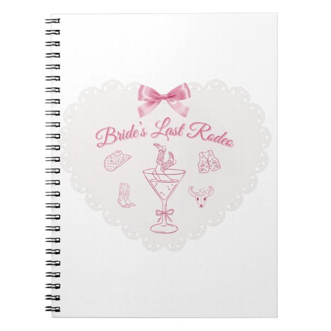 Cuaderno "Último Rodeo" Novia Tribu Occidental Despedida de (Frente)