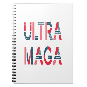 Cuaderno Ultra MAGA Trump Patriótico Republicano Conservado