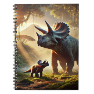 Cuaderno Un adulto majestuoso Triceratops