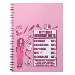 Cuaderno Un agradecimiento a los profesores de arte - regal