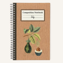 Un aguacate en una composición personalizada de su