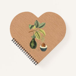 Cuaderno Un aguacate en una composición personalizada de su