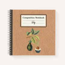 Un aguacate en una composición personalizada de su