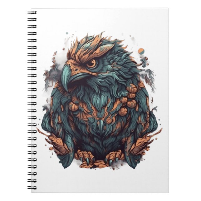 Cuaderno Un águila mística (Frente)