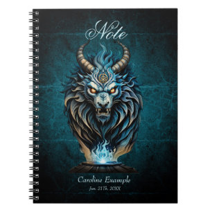 Cuaderno Un animal azul feroz, una criatura majestuosa