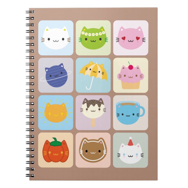 Cuaderno Un año de gatos aburridos (Frente)