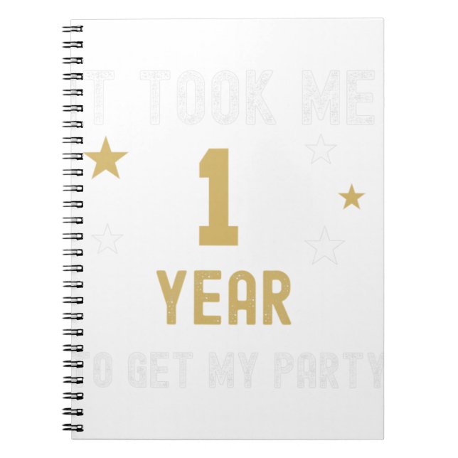 Cuaderno Un Año Me Tomó El Aniversario De Mi Fiesta (Frente)