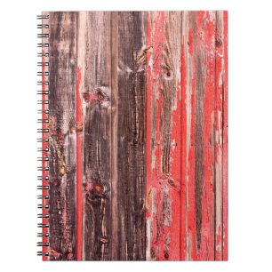 Cuaderno Un antiguo granero o una antigua valla de madera c