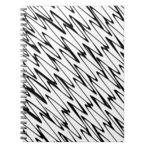 Cuaderno Un arte moderno abstracto de línea enérgica