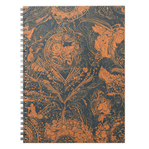 Cuaderno Un Bello Ordenador Con Elegante Arte Botánico