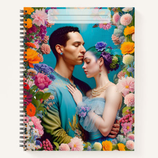 Cuaderno Un bloc de notas en espiral para un escolar, chica