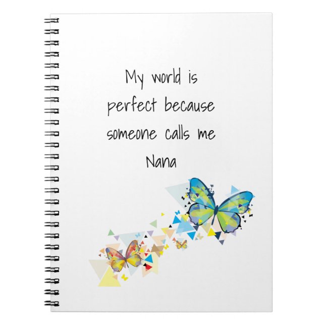 Cuaderno Un bloc de notas para Nana (Frente)